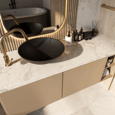 VELIA-Waschbecken Mineralguss