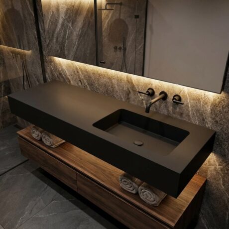 Waschbecken aus Mineralguss modell BIANCA