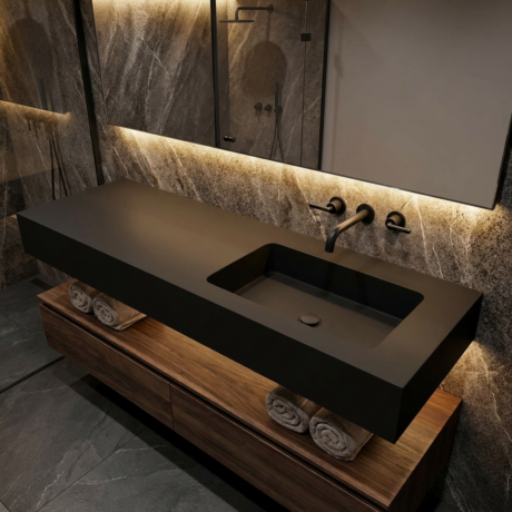 Waschbecken aus Mineralguss modell BIANCA Kostenloser Transport 🚚